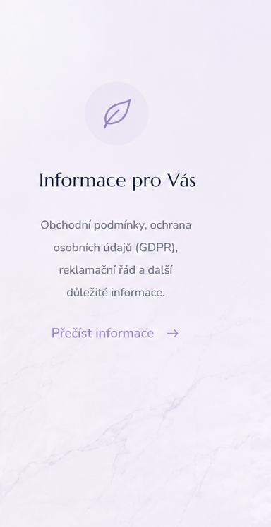 Informace pro Vás